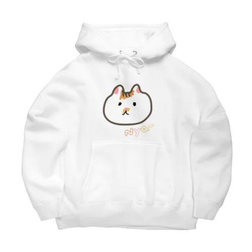 ニャーゼロイチ　ねこ　 Big Hoodie