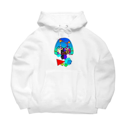 アートな女の子 Big Hoodie