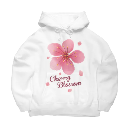 CHERRY BLOSSOM-桜の花びら- ビッグシルエットパーカー