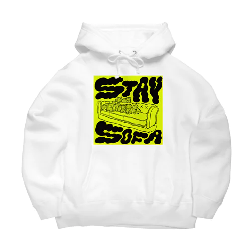 STAY SOFA(yellow) ビッグシルエットパーカー