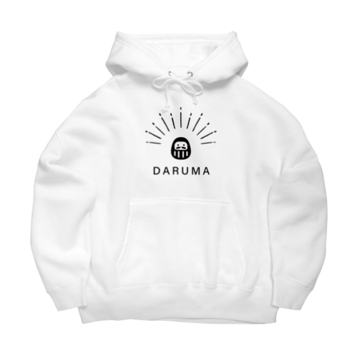 だるま後光 Big Hoodie