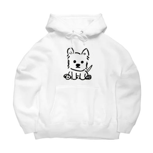 いやしのウェスティ Big Hoodie