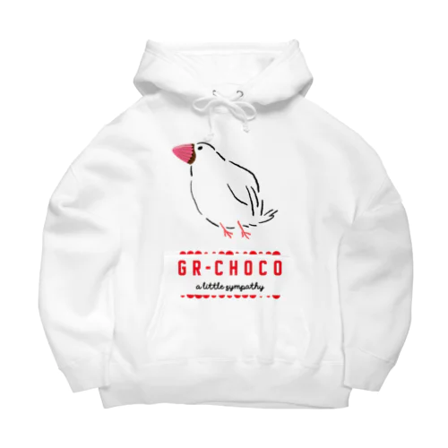 義理チョコ文鳥 Big Hoodie