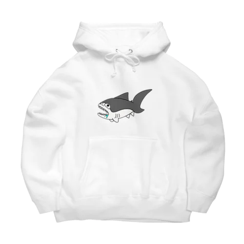 はらぺこのサメ Big Hoodie