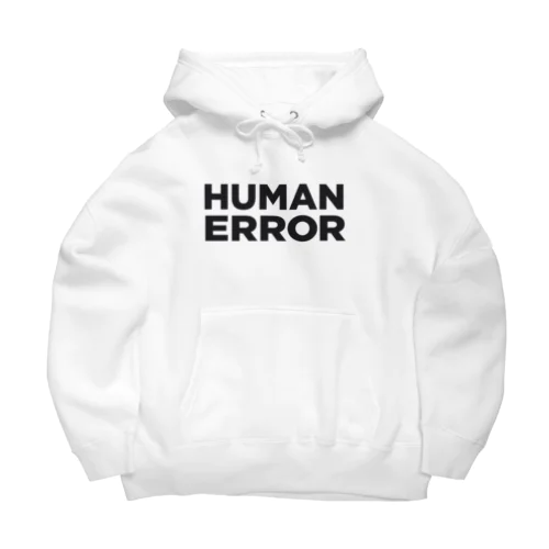 ヒューマンエラー　 human error　HUMAN　　ERROR ビッグシルエットパーカー