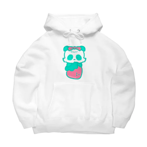 春パンダ みどり Big Hoodie