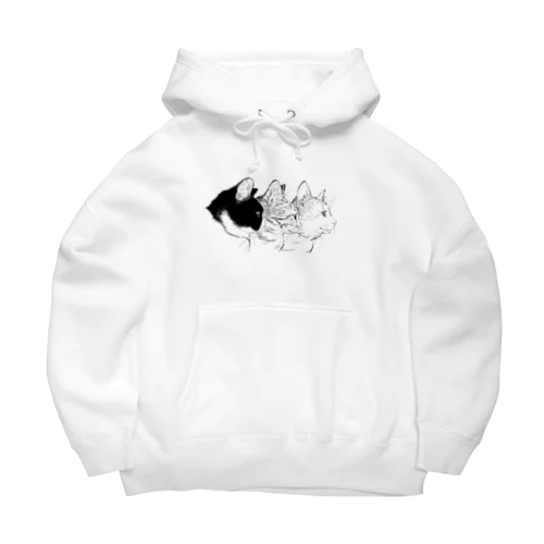 猫の横顔 Big Hoodie