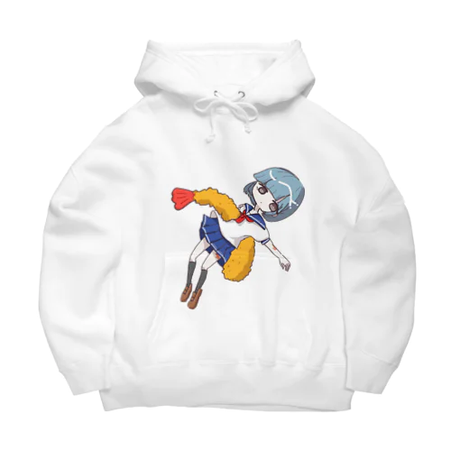 エビフライ直撃 Big Hoodie