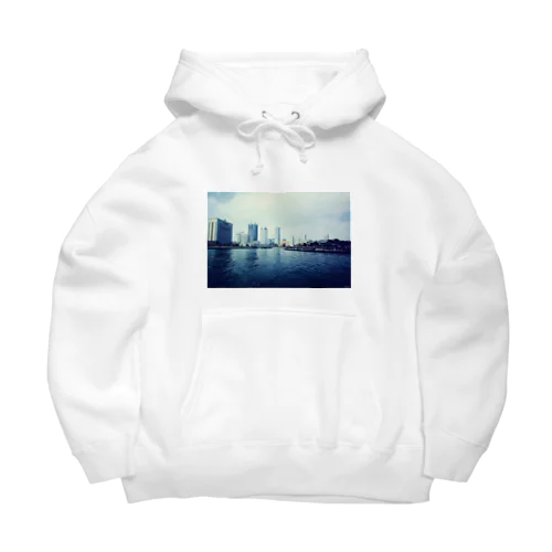 海からの街並み Big Hoodie