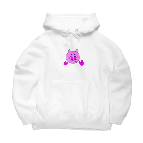 ぶた　動物シリーズ Big Hoodie