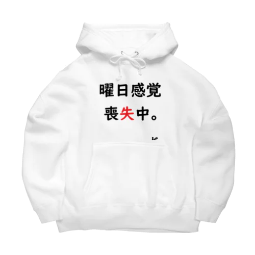 曜日感覚喪失中。 Big Hoodie