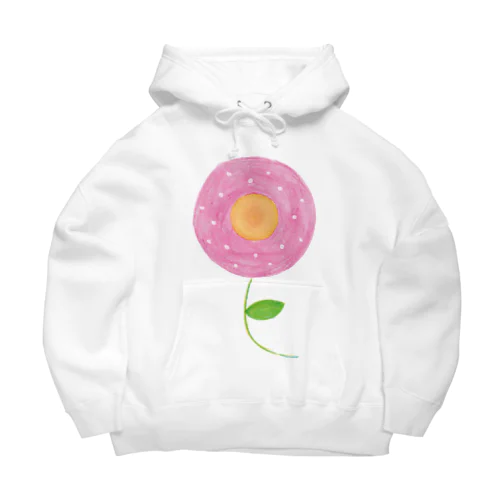 ピンクの花 Big Hoodie