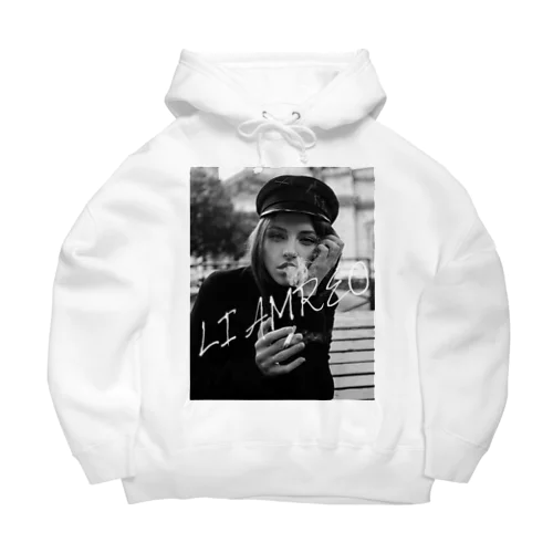 girls smoking photo Big Hoodie