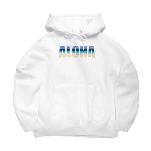 ALOHA × ビーチ＠ハワイ Big Hoodie