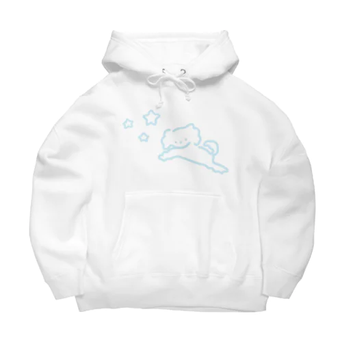 空を飛ぶわんこ Big Hoodie