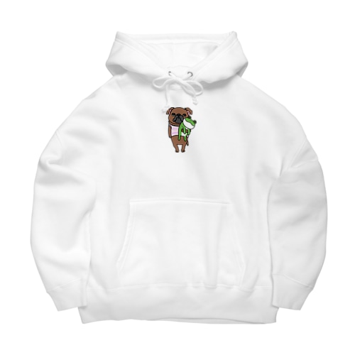 梅とカエル。 Big Hoodie