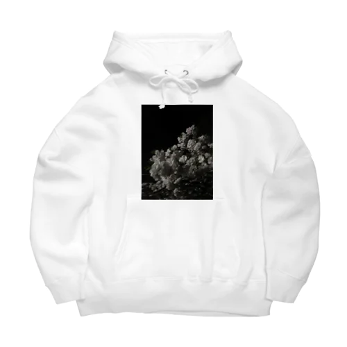 モノクロ桜 Big Hoodie