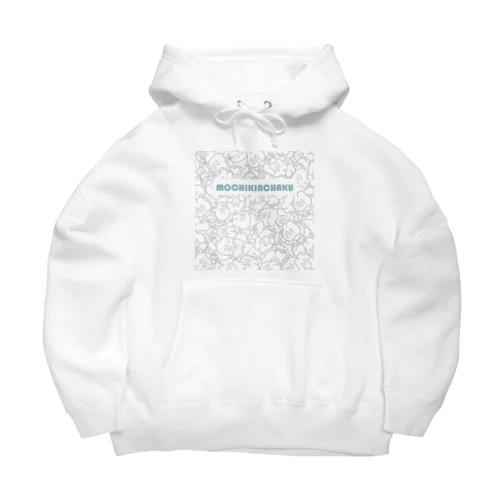 もちきんちゃく2021えでぃしょんいっぱいホワイト Big Hoodie