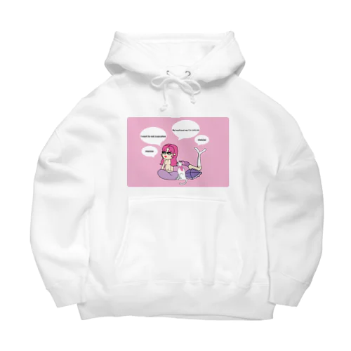 meow series   English ver Big Hoodie