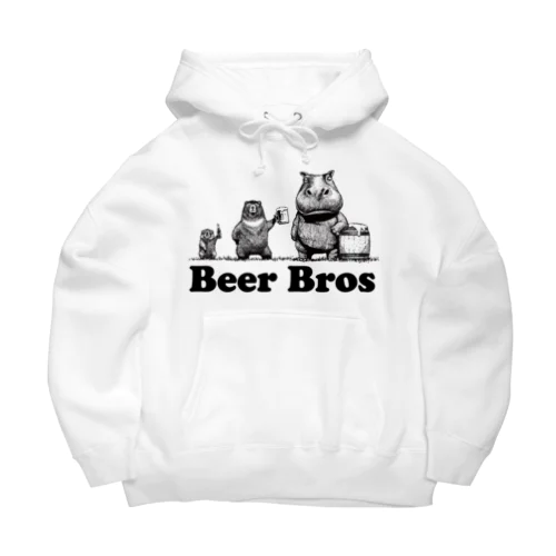 ビール3兄弟 Big Hoodie