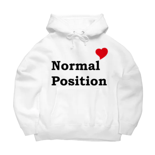 Normal Position ビッグシルエットパーカー