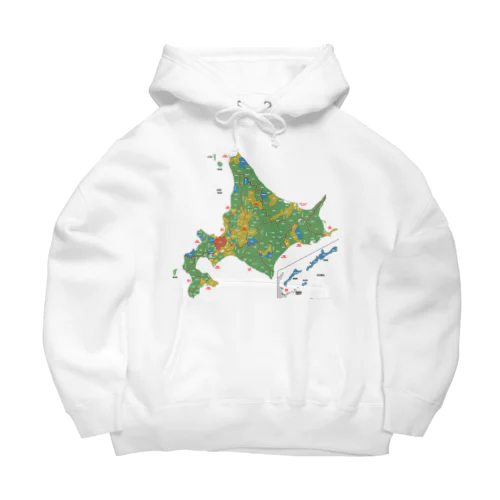 北海道179市町村地図 Big Hoodie