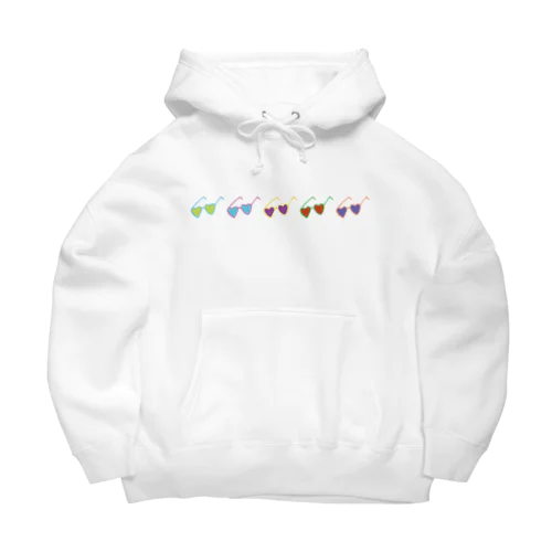 ハートのサングラス♡ Big Hoodie