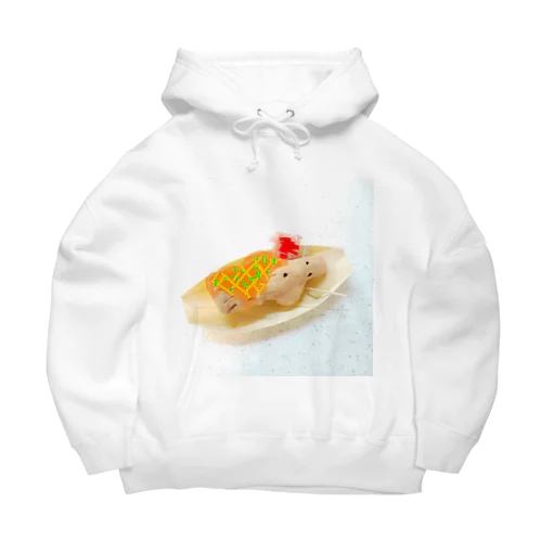 ミネラル豊富なはにわさん。タコ焼き風味 Big Hoodie