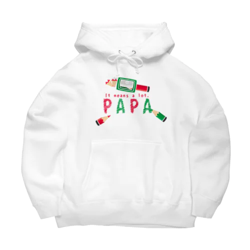 ちびた色鉛筆 PAPA*A Big Hoodie