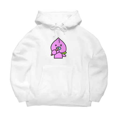 もも　歯磨き Big Hoodie