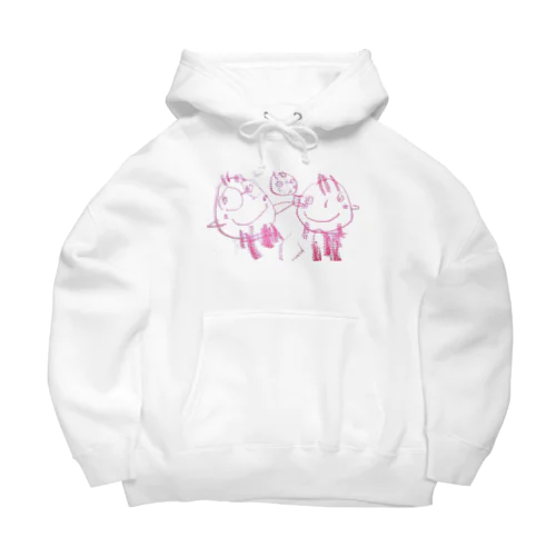 仲良し家族 Big Hoodie