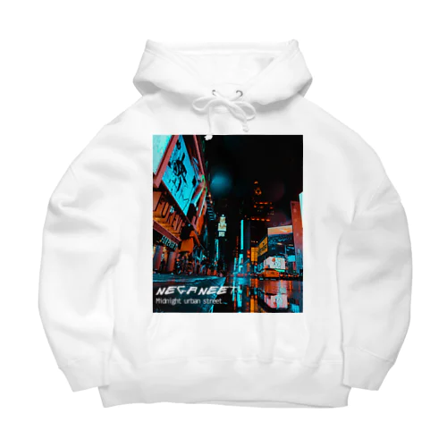 Midnight urban street Big Hoodie