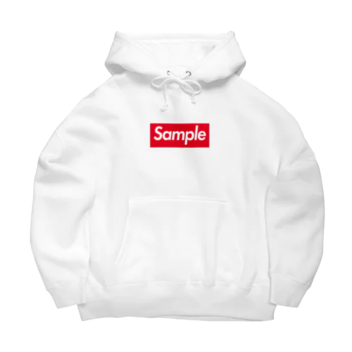 Sample -Red Box Logo- Big Hoodie