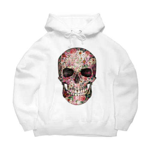 Flower Skull ビッグシルエットパーカー