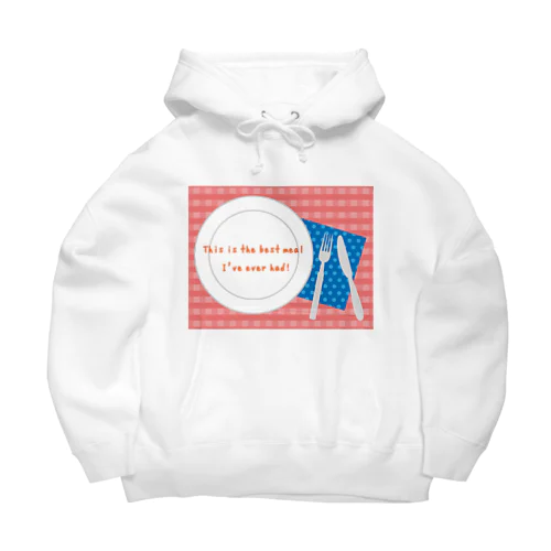 TABLE-PINK Big Hoodie