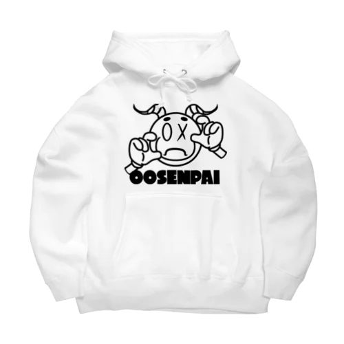 各色 白ロゴ2 BBパーカー Big Hoodie