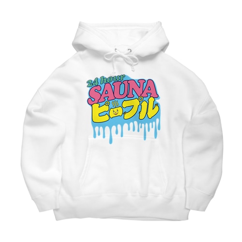 24時間サウナピープル Big Hoodie