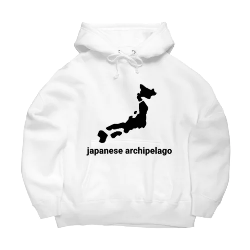 日本列島 japan japanese ビッグシルエットパーカー