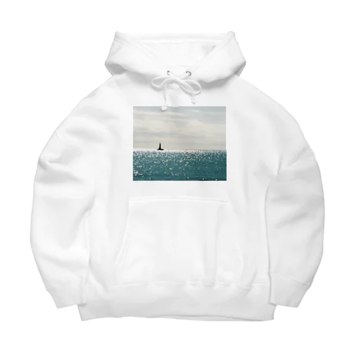 Aqua blue  Big Hoodie