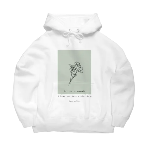 bouquet green Big Hoodie