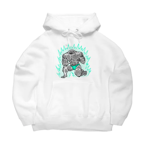 足ザラシ"マッチョ" Big Hoodie