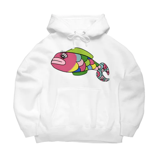 カラフル色サカナ Big Hoodie