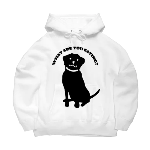 with TRIXIE What are you eating? ラブラドール Big Hoodie