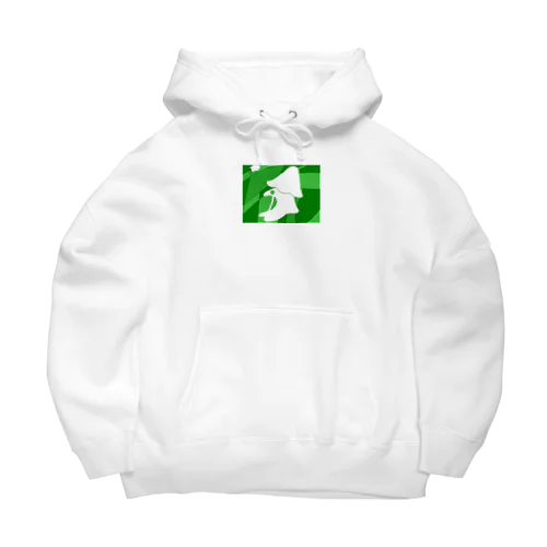 わたがしデザイン（緑・白） Big Hoodie