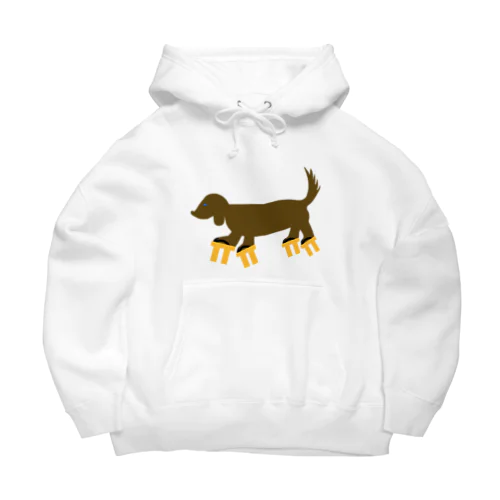 高下駄を履いた犬 Big Hoodie