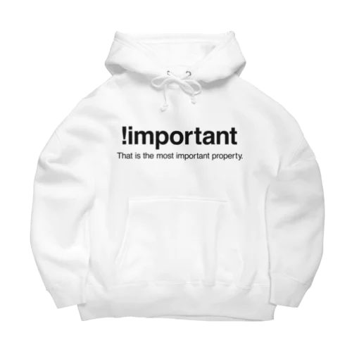 !important Big Hoodie