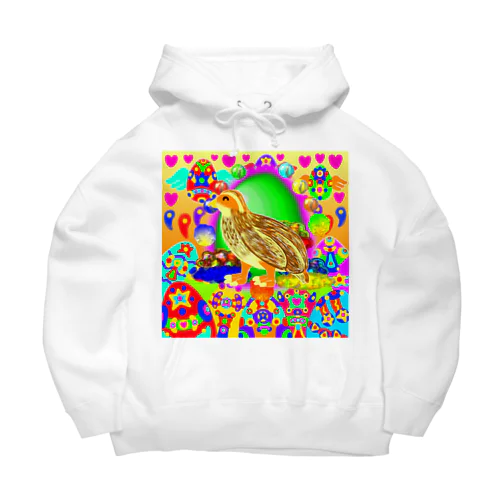 ウズラ Big Hoodie