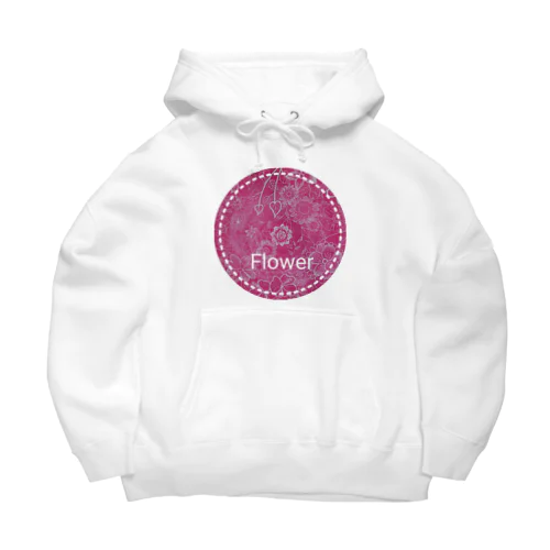 Flower ビッグシルエットパーカー