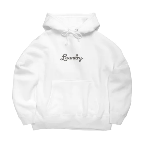 【裏表】ランドリーくまさん 洗濯表示 Big Hoodie