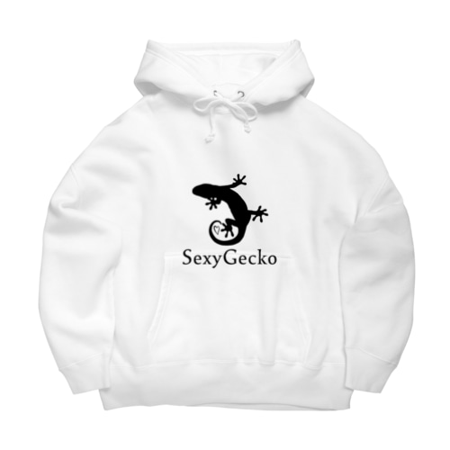 Sexy Gecko（黒） Big Hoodie